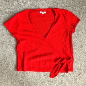 Like new!🎉 faux wrap t shirt MADEWELL size xs
